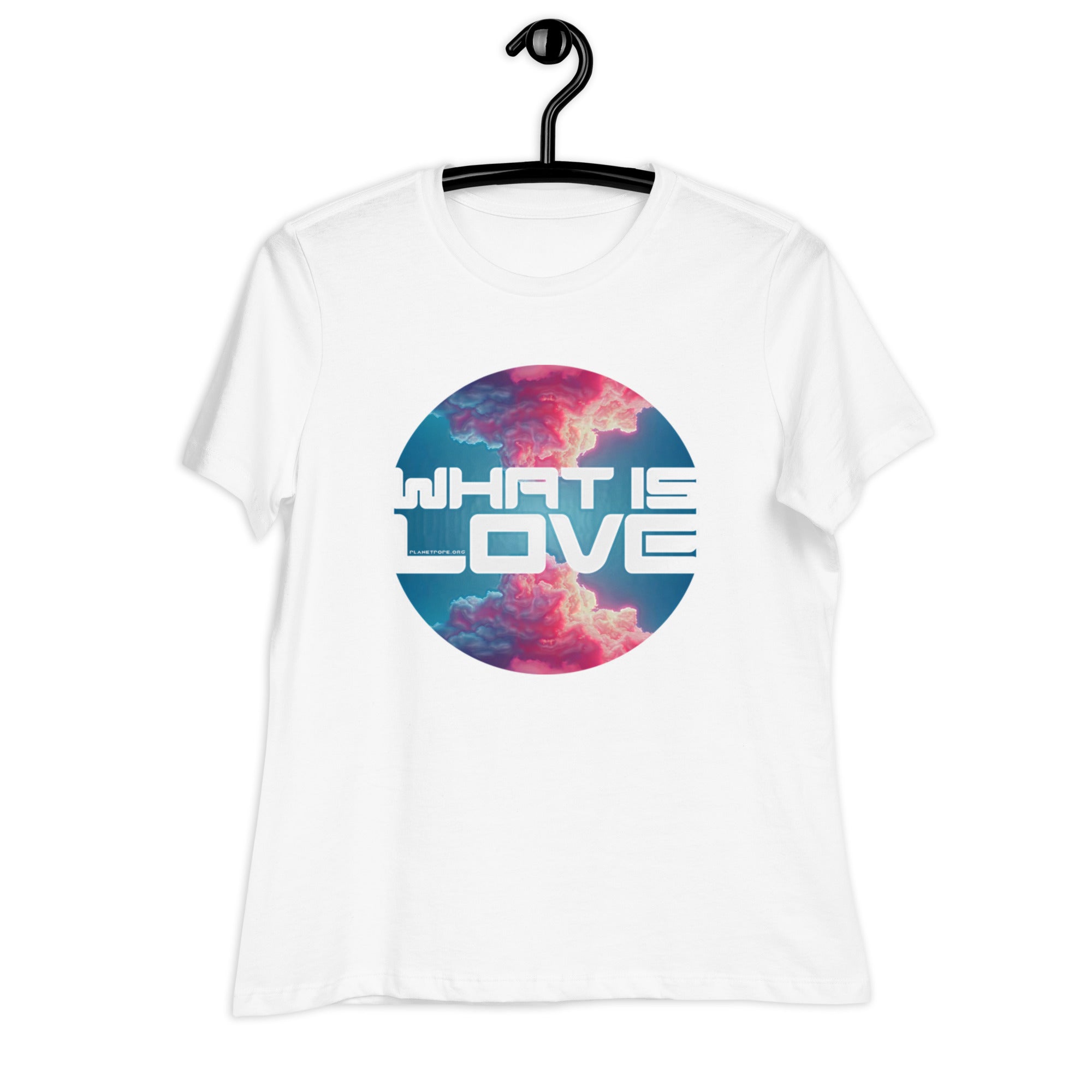 💝 WHAT IS LOVE COLLECTION 🎵 | WOMEN'S RELAXED T-SHIRT - LOVE FEELS THIS GOOD