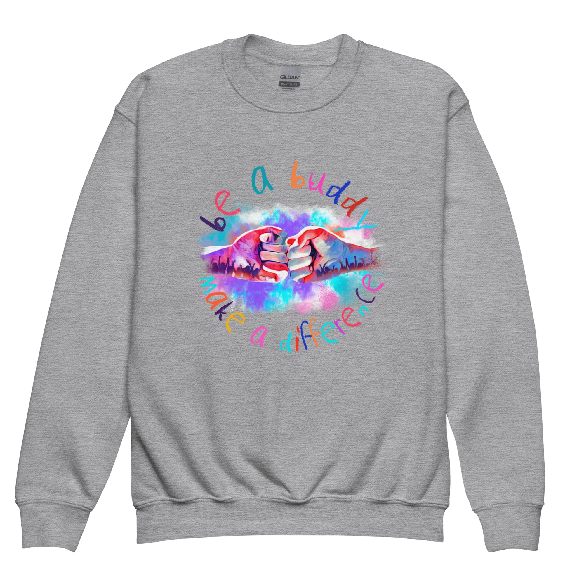🤝 BE A BUDDY COLLECTION ✨ | YOUTH CREWNECK SWEATSHIRT